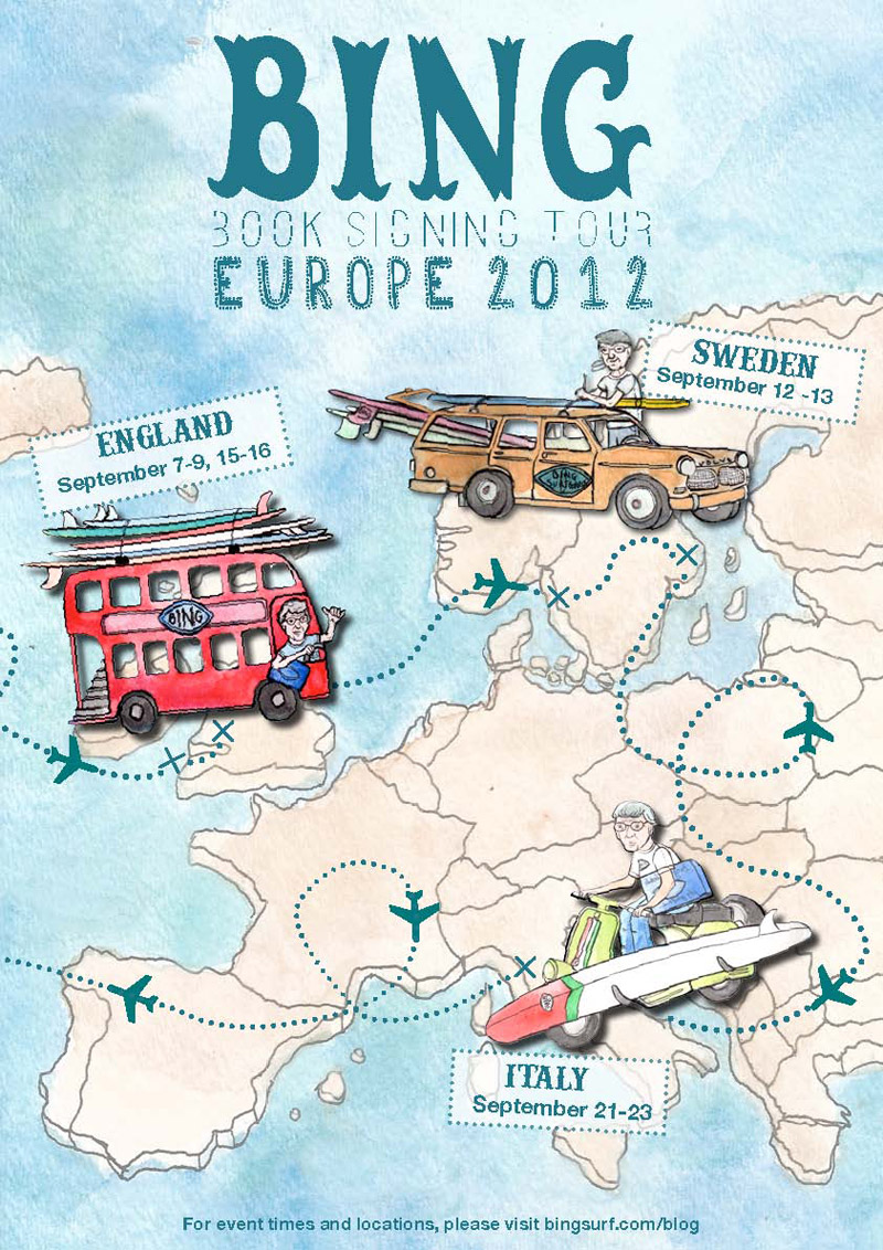 Bing Europe tour 2012 – Sweden, England & Italy