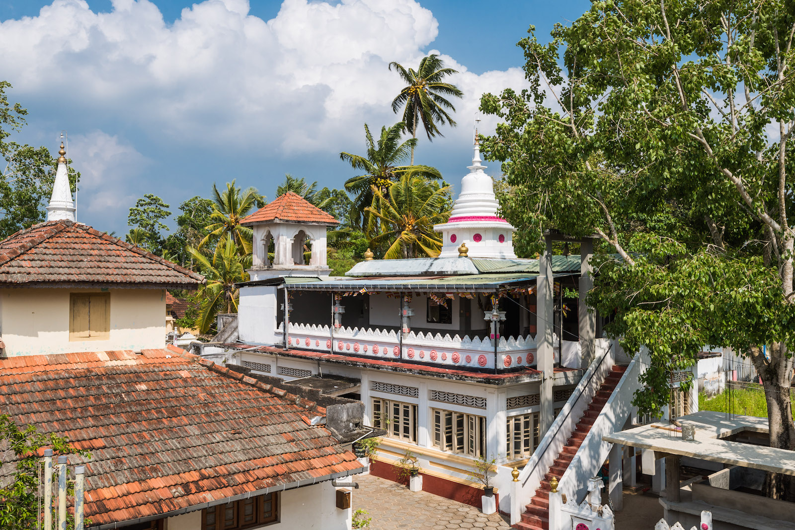 Temple in Weligama Sri Lanka