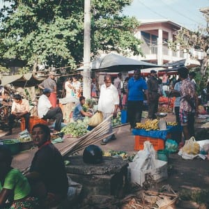 Weligama food market
