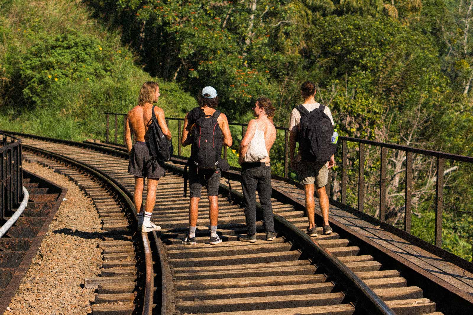 Stand By Me reenactment.